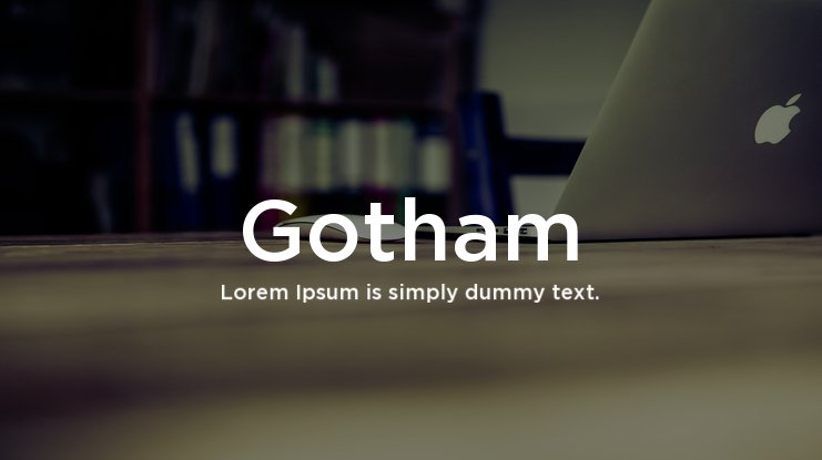 Download gotham fonts for mac windows 10